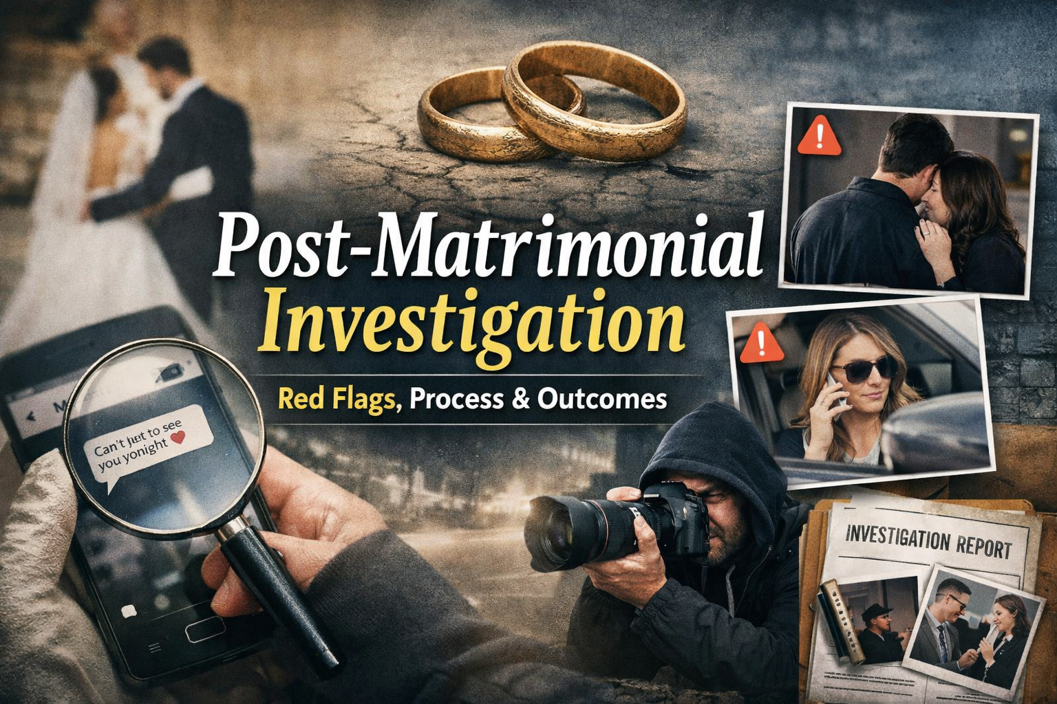Post-Matrimonial Investigation Red Flags, Process & Outcomes