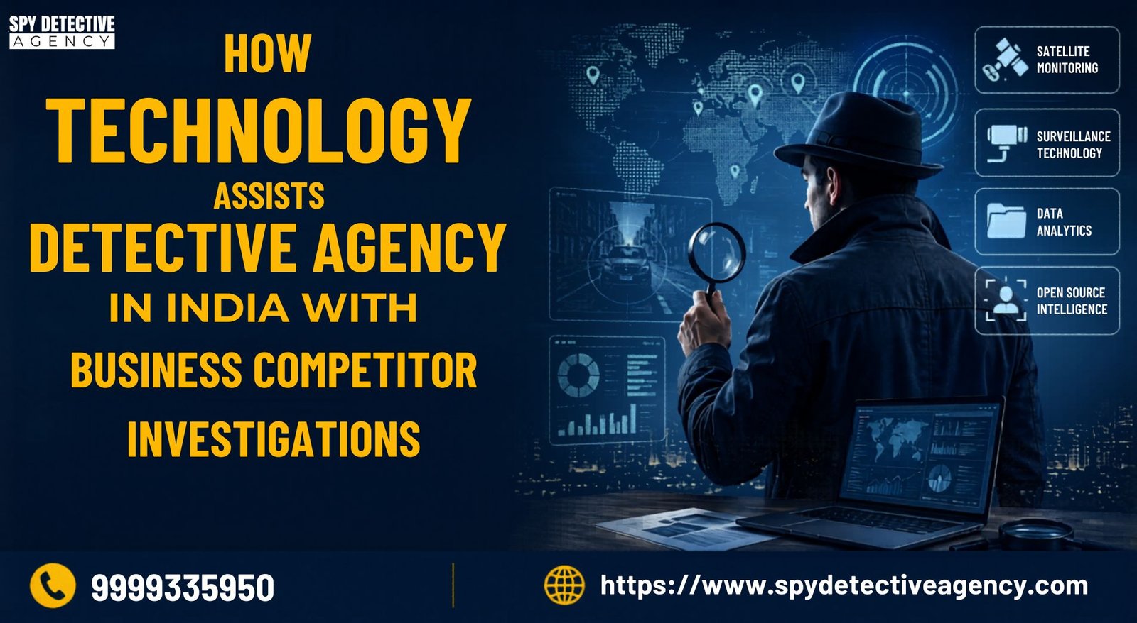 How Technology Assists Detective Agency in India with Business Competitor Investigations
