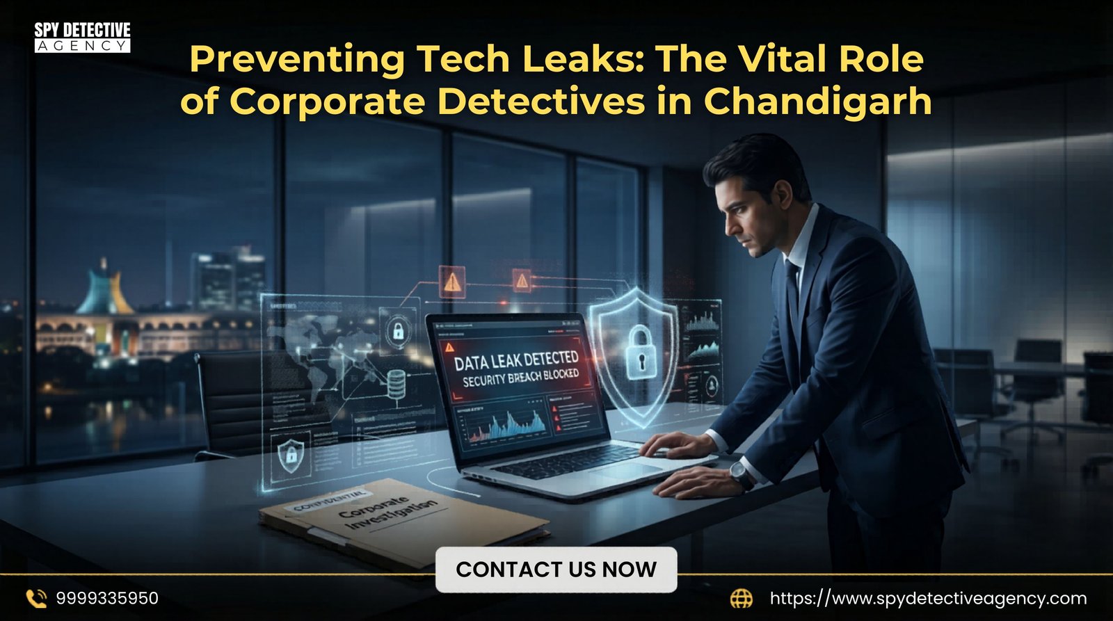 Preventing Tech Leaks The Vital Role of Corporate Detectives in Chandigarh