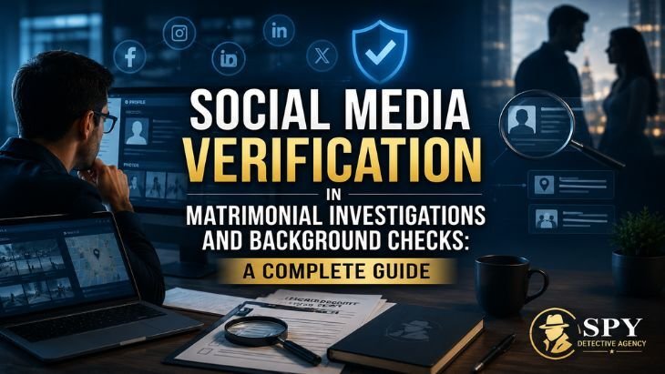 Social media verification in matrimonial investigations and background checks by a private detective agency in India
