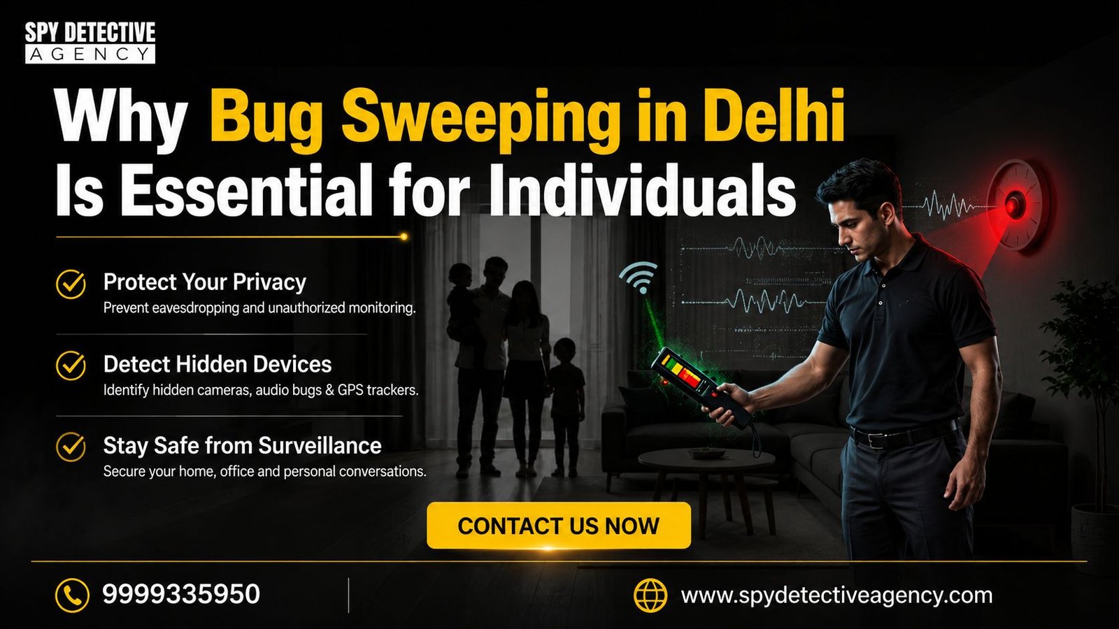 Why bug sweeping in Delhi is essential for individuals