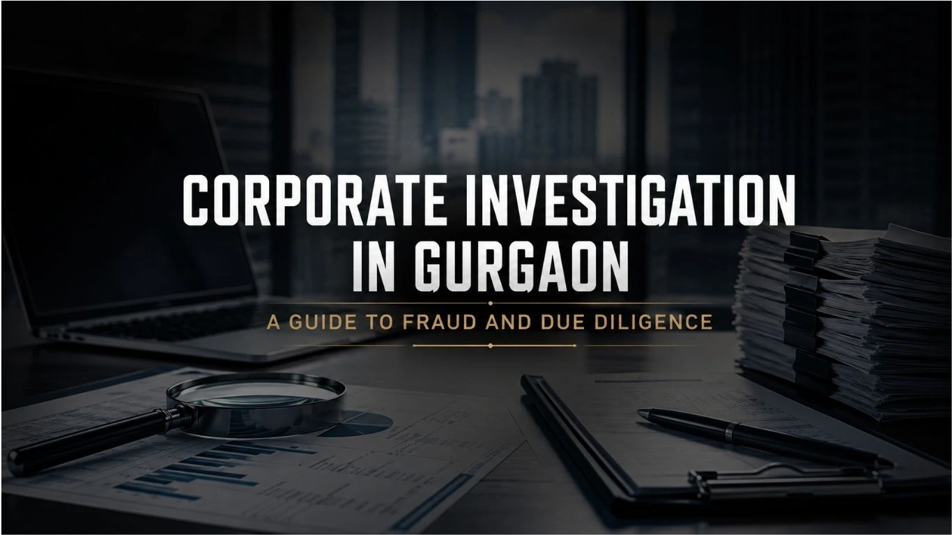 Corporate investigation in Gurgaon highlighting fraud detection, due diligence, risk assessment, and business intelligence services